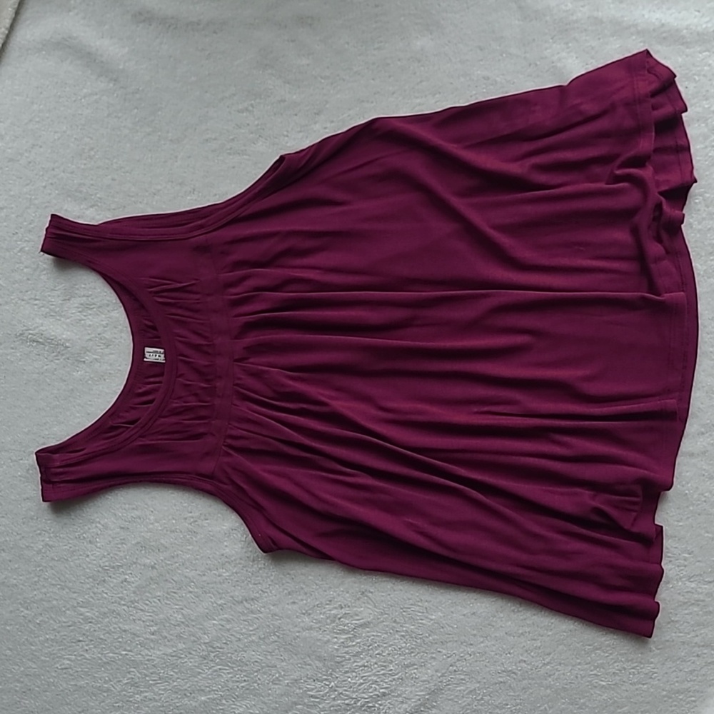 Pleated babydoll top